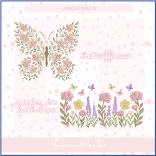 BORBOLETAS E FLORAIS