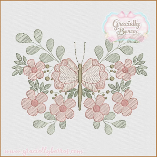 BORBOLETAS E FLORAIS