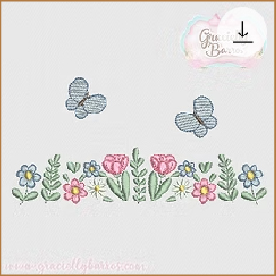 BORBOLETAS E FLORAIS