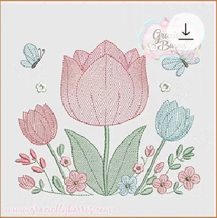 BORBOLETAS E FLORAIS